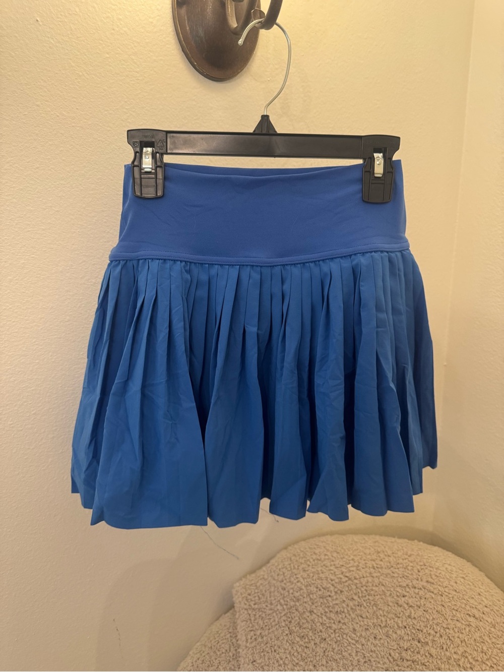 aerie Royal Blue Pleated Mini Skirt